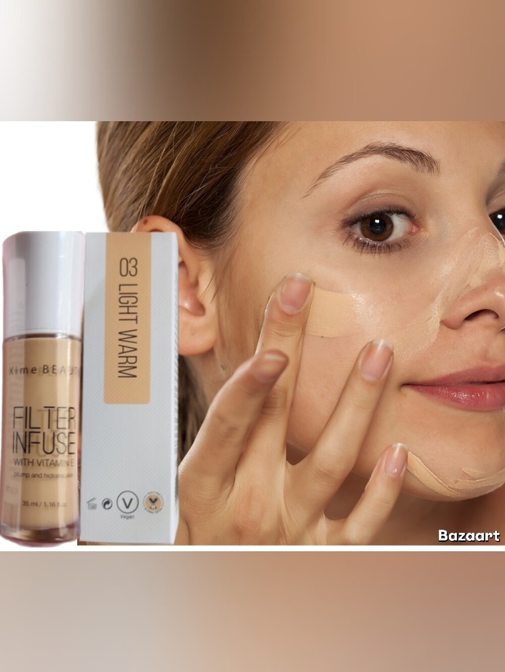 warm undertone (Warm), meaning it flatters those with yellow or golden undertone